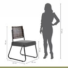 Conjunto Sala De Jantar Com 4 Cadeiras Mais Acessórios Linho