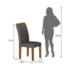 Conjunto Sala De Jantar Com 4 Cadeiras Miami Yescasa