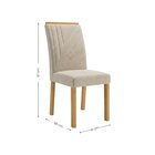 Conjunto Sala De Jantar Com 4 Cadeiras Miami Yescasa Freijó/o