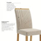 Conjunto Sala De Jantar Com 4 Cadeiras Miami Yescasa Freijó/o