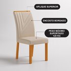 Conjunto Sala De Jantar Com 4 Cadeiras Miami Yescasa Freijó/o