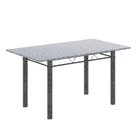 Conjunto Sala De Jantar Com 6 Cadeiras Lara Arabesco / Prata