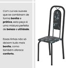 Conjunto Sala De Jantar Com 6 Cadeiras Lara Preto