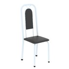 Conjunto Sala De Jantar Com 6 Cadeiras Lara Preto / Branco