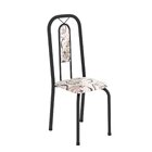 Conjunto Sala De Jantar Com 6 Cadeiras Lívia Arabesco / Preto