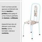 Conjunto Sala De Jantar Com 6 Cadeiras Lívia Arabesco/ Branco