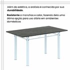 Conjunto Sala De Jantar Com 6 Cadeiras Lívia Bege / Branco