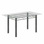 Conjunto Sala De Jantar Com 6 Cadeiras Lívia Bege / Prata