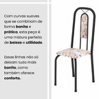 Conjunto Sala De Jantar Com 6 Cadeiras Lívia Bege / Preto