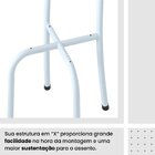 Conjunto Sala De Jantar Com 6 Cadeiras Lívia Preto / Branco