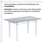 Conjunto Sala De Jantar Com 6 Cadeiras Lívia Preto / Branco