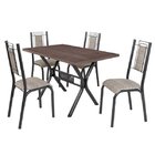 Conjunto Sala De Jantar Com Mesa 4 Cadeiras Bela Ciplafe Craq