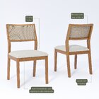 Conjunto Sala De Jantar Com Mesa Bromélia 130 Com Vidro E 4 C