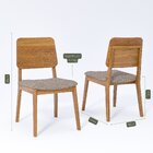 Conjunto Sala De Jantar Com Mesa De Vidro Bromélia 1,30m E 4