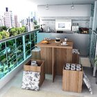 Conjunto Sala De Jantar Com Mesa E 4 Banquetas Appunto Castan