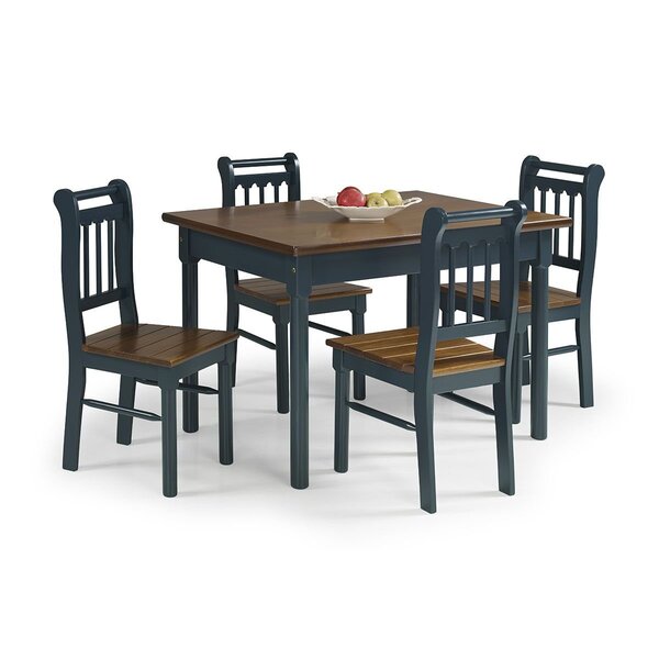 Conjunto Sala De Jantar Com Mesa E 4 Cadeiras Em Madeira Maci