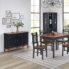 Conjunto Sala De Jantar Com Mesa E 4 Cadeiras Em Madeira Maci