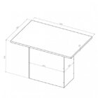 Conjunto Sala De Jantar Com Mesa E 4 Cadeiras Vintage Viero P