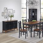 Conjunto Sala De Jantar Com Mesa E 6 Cadeiras Em Madeira Maci