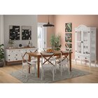 Conjunto Sala De Jantar Com Mesa E 6 Cadeiras X Em Madeira Ma