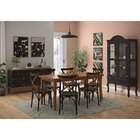 Conjunto Sala De Jantar Com Mesa E 6 Cadeiras X Em Madeira Ma