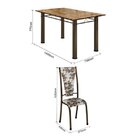 Conjunto Sala De Jantar Com Mesa Tampo De Madeira E 6 Cadeira