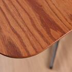 Conjunto Sala De Jantar Copa Castanho Com 4 Cadeiras Neat Lin