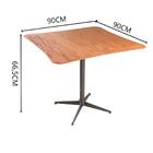 Conjunto Sala De Jantar Copa Castanho Com 4 Cadeiras Neat Lin