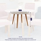 Conjunto Sala De Jantar Dani Com 4 Cadeiras 110cm Maia Madeir