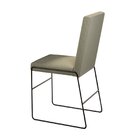 Conjunto Sala De Jantar Dubai Mesa 110cm Mdf Vidro Off White