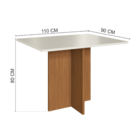 Conjunto Sala de Jantar Fidelitá Itália 110cm Com 4 Cadeiras