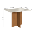 Conjunto Sala de Jantar Fidelitá Itália 110cm Com 4 Cadeiras