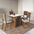 Conjunto Sala de Jantar Fidelitá Miami 110cm Com 4 Cadeiras N