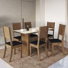 Conjunto Sala de Jantar Fidelitá Miami 150cm Com 6 Cadeiras N