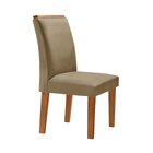 Conjunto Sala De Jantar Genova Tampo Vidro/mdf Com 6 Cadeiras