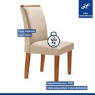 Conjunto Sala De Jantar Genova Tampo Vidro/mdf Com 6 Cadeiras