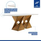 Conjunto Sala De Jantar Genova Tampo Vidro/mdf Com 6 Cadeiras