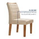 Conjunto Sala De Jantar Genova Tampo Vidro/mdf Com 8 Cadeiras