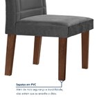 Conjunto Sala De Jantar Genova Tampo Vidro/mdf Com 8 Cadeiras