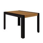 Conjunto Sala De Jantar Grace 130x90 Tampo Mdf 6 Cadeiras Mai