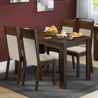 Conjunto Sala de Jantar Havana Madesa Mesa Tampo de Madeira c