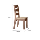 Conjunto Sala De Jantar Itália 0,90 Com 4 Cadeiras Amêndoa 51c