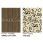 Conjunto Sala De Jantar Kate Madesa Tampo De Madeira Com 4 Ca