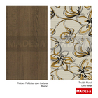 Conjunto Sala De Jantar Kate Madesa Tampo De Madeira Com 4 Ca