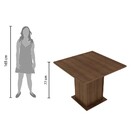 Conjunto Sala De Jantar Kate Madesa Tampo De Madeira Com 4 Ca