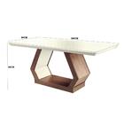 Conjunto Sala De Jantar Lara 180 Mdf Vidro Com 06 Cadeiras