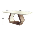 Conjunto Sala De Jantar Lara 180 Mdf Vidro Com 06 Cadeiras