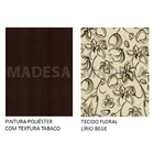 Conjunto Sala de Jantar Lexy Madesa Mesa Tampo de Madeira com