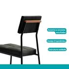 Conjunto Sala De Jantar Loanda 6 Cadeiras Carraro Grafite/pre