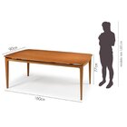 Conjunto Sala De Jantar Madeira Maciça - Mesa 1,60 Laminada 6
